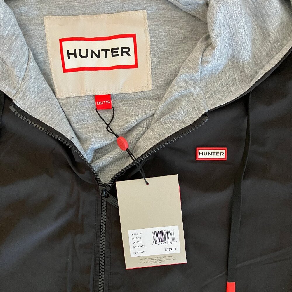 NEW Hunter Men's Baltico JERSEY Lined Jacket size L & XXL $199 NWT BLACK - Picture 16 of 16